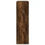 Shoe cabinet with 2 fold-down drawers in smoked oak, 80x34x116 cm. by , Shoe racks and shoe organizers - Ref: Foro24-3214410,...