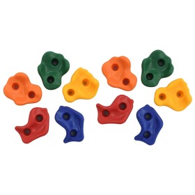 Klettersteine 10 Stück PE, bunt gemischt von vidaXL, Klettern - Ref: Foro24-91806, Preis: 25,35 €, Rabatt: %
