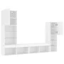 Wand-TV-Möbel mit LED 4 Stk. Holzwerkstoff weiß von , TV-Möbel - Ref: Foro24-3216654, Preis: 195,34 €, Rabatt: %