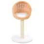 Rascador para gatos con poste de sisal madera natural de sauce de vidaXL, Mobiliario para gatos - Ref: Foro24-170726, Precio:...
