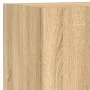 Wand-TV-Möbel mit LED 4 Stück Holzwerkstoff Sonoma Eiche von , TV-Möbel - Ref: Foro24-3216656, Preis: 168,87 €, Rabatt: %