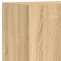 Wand-TV-Möbel mit LED 4 Stück Holzwerkstoff Sonoma Eiche von , TV-Möbel - Ref: Foro24-3216656, Preis: 172,68 €, Rabatt: %