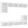 Wand-TV-Möbel mit LED 8 Stk. Holzwerkstoff weiß von , TV-Möbel - Ref: Foro24-3216668, Preis: 216,41 €, Rabatt: %