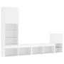 Wand-TV-Möbel mit LED 4 Stk. Holzwerkstoff weiß von , TV-Möbel - Ref: Foro24-3216661, Preis: 171,30 €, Rabatt: %
