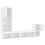 Wand-TV-Möbel mit LED 4 Stk. Holzwerkstoff weiß von , TV-Möbel - Ref: Foro24-3216661, Preis: 171,30 €, Rabatt: %