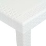 White rattan look plastic garden table 150x90x72 cm by vidaXL, Garden tables - Ref: Foro24-45604, Price: 150,86 €, Discount: %