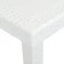 White rattan look plastic garden table 150x90x72 cm by vidaXL, Garden tables - Ref: Foro24-45604, Price: 159,48 €, Discount: %