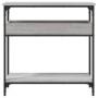 Sonoma Regal Konsolentisch aus grauem Holzwerkstoff 75x29x75 cm von , Seitentische - Ref: Foro24-837715, Preis: 48,62 €, Raba...