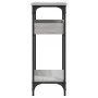 Console table with Sonoma grey engineered wood shelf 75x29x75 cm by , Side tables - Ref: Foro24-837715, Price: 48,04 €, Disco...