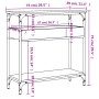 Sonoma Regal Konsolentisch aus grauem Holzwerkstoff 75x29x75 cm von , Seitentische - Ref: Foro24-837715, Preis: 48,62 €, Raba...
