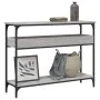 Console table with Sonoma grey engineered wood shelf 100x29x75 cm by , Side tables - Ref: Foro24-837720, Price: 58,79 €, Disc...