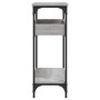 Console table with Sonoma grey engineered wood shelf 100x29x75 cm by , Side tables - Ref: Foro24-837720, Price: 59,53 €, Disc...