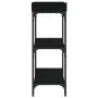 Console table with black shelves 100x30x80 cm by , Side tables - Ref: Foro24-837807, Price: 50,25 €, Discount: %