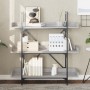 Librería de 3 estantes madera gris Sonoma 100x33x108,5 cm de , Librerías y estanterías - Ref: Foro24-837690, Precio: 66,51 €