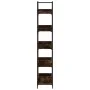 Engineered smoked oak wood 5-shelf bookcase by , Bookcases and shelves - Ref: Foro24-837699, Price: 96,05 €, Discount: %