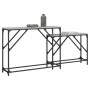 Stackable console tables, set of 2, engineered wood, Sonoma gray. by , Side tables - Ref: Foro24-837805, Price: 52,79 €, Disc...