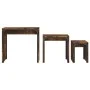 Stackable coffee tables, set of 3, engineered wood in smoked oak. by , Coffee table - Ref: Foro24-837824, Price: 63,96 €, Dis...