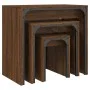 Stapelbare Couchtische 3 Stk. Eiche braun von , Couchtisch - Ref: Foro24-837826, Preis: 50,65 €, Rabatt: %