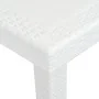 Weißer Gartentisch aus Kunststoff in Rattanoptik, 220 x 90 x 72 cm von vidaXL, Gartentische - Ref: Foro24-45607, Preis: 185,0...