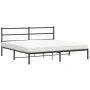 Bettgestell mit schwarzem Metallkopfteil 180x200 cm von , Betten und Lattenroste - Ref: Foro24-355369, Preis: 103,53 €, Rabat...