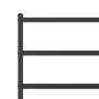 Bed frame with headboard and black metal footboard 140x190cm by , Beds and slatted bases - Ref: Foro24-355383, Price: 88,06 €...