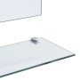 Wandspiegel mit Ablage aus gehärtetem Glas 80x60 cm von vidaXL, Spiegel - Ref: Foro24-249442, Preis: 49,53 €, Rabatt: %