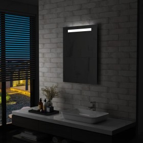 Badezimmer-Wandspiegel mit LED 60x80 cm von vidaXL, Spiegel - Ref: Foro24-144709, Preis: 80,80 €, Rabatt: %