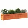 Outdoor planters 2 units solid pine wood brown wax by , Pots and planters - Ref: Foro24-837479, Price: 174,66 €, Discount: %
