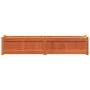 Outdoor planters 2 units solid pine wood brown wax by , Pots and planters - Ref: Foro24-837479, Price: 174,66 €, Discount: %