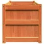 Outdoor planters 2 units solid pine wood brown wax by , Pots and planters - Ref: Foro24-837464, Price: 137,64 €, Discount: %