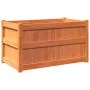 Outdoor planters 2 units solid pine wood brown wax by , Pots and planters - Ref: Foro24-837464, Price: 137,64 €, Discount: %