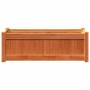 Jardinera exterior madera maciza pino marrón cera 90x31x31 cm de , Maceteros y jardineras - Ref: Foro24-837453, Precio: 68,72 €