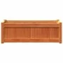 Outdoor planter made of solid pine wood, brown wax finish, 90x31x31 cm. by , Pots and planters - Ref: Foro24-837453, Price: 7...
