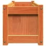 Pflanzgefäß aus massivem Kiefernholz für den Außenbereich wachsbraun 90x31x31 cm von , Töpfe und Pflanzgefäße - Ref: Foro24-8...
