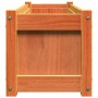 Pflanzgefäß aus massivem Kiefernholz für den Außenbereich wachsbraun 90x31x31 cm von , Töpfe und Pflanzgefäße - Ref: Foro24-8...