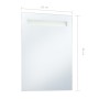 Badezimmer-Wandspiegel mit LED 60x80 cm von vidaXL, Spiegel - Ref: Foro24-144709, Preis: 80,74 €, Rabatt: %