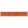 Outdoor planter made of solid pine wood, brown wax finish, 180x31x31 cm. by , Pots and planters - Ref: Foro24-837498, Price: ...