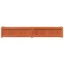 Outdoor planter made of solid pine wood, brown wax finish, 180x31x31 cm. by , Pots and planters - Ref: Foro24-837498, Price: ...