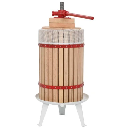 Wine and fruit press with cloth cloth 24 L oak wood by vidaXL, wine production - Ref: Foro24-144744, Price: 137,59 €, Discoun...
