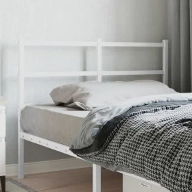 Kopfteil aus weißem Metall, 120 cm von , Kopf- und Fußteile - Ref: Foro24-355445, Preis: 24,19 €, Rabatt: %