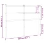 Kopfteil aus weißem Metall, 120 cm von , Kopf- und Fußteile - Ref: Foro24-355445, Preis: 24,53 €, Rabatt: %