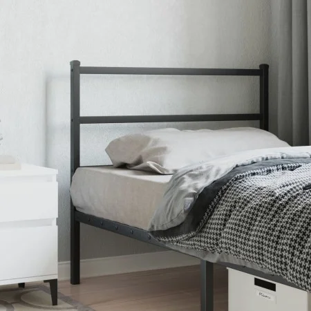 Kopfteil aus schwarzem Metall, 107 cm von , Kopf- und Fußteile - Ref: Foro24-355395, Preis: 21,39 €, Rabatt: %