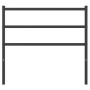 Kopfteil aus schwarzem Metall, 107 cm von , Kopf- und Fußteile - Ref: Foro24-355395, Preis: 21,67 €, Rabatt: %