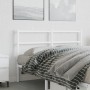 Cabecero de metal blanco 140 cm de , Cabeceros y pies de cama - Ref: Foro24-355447, Precio: 30,95 €, Descuento: %