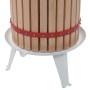 Wine and fruit press with cloth cloth 24 L oak wood by vidaXL, wine production - Ref: Foro24-144744, Price: 139,54 €, Discoun...
