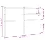 Cabecero de metal blanco 140 cm de , Cabeceros y pies de cama - Ref: Foro24-355447, Precio: 30,48 €, Descuento: %