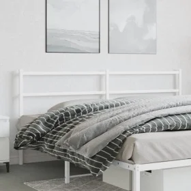 Kopfteil aus weißem Metall, 193 cm von , Kopf- und Fußteile - Ref: Foro24-355451, Preis: 29,26 €, Rabatt: %