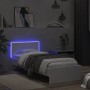 Bettgestell mit Kopfteil und weißen LED-Leuchten 90x200 cm von , Betten und Lattenroste - Ref: Foro24-838806, Preis: 118,76 €...