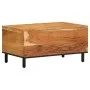 Mesa de centro madera maciza de acacia 80x50x40 cm de , Mesas de centro - Ref: Foro24-356859, Precio: 72,68 €, Descuento: %