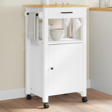 Carrito de cocina MONZA madera maciza de pino 48x40x90 cm de , Carros de cocina y comedor - Ref: Foro24-376090, Precio: 113,7...